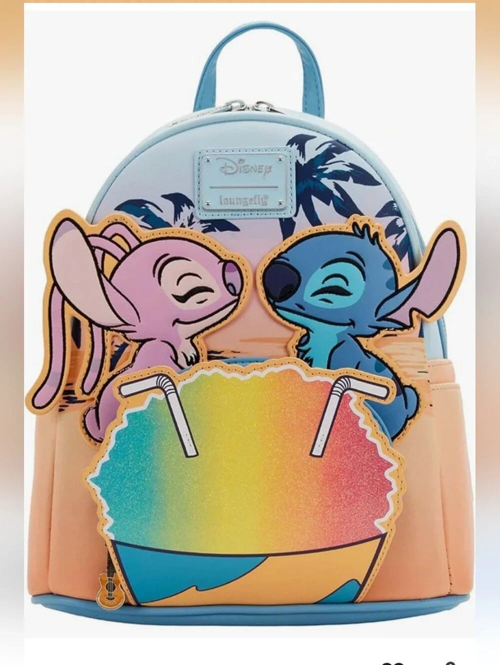 Loungefly Disney Lilo & Stitch Snow Cone Date Night Mini Backpack NWT